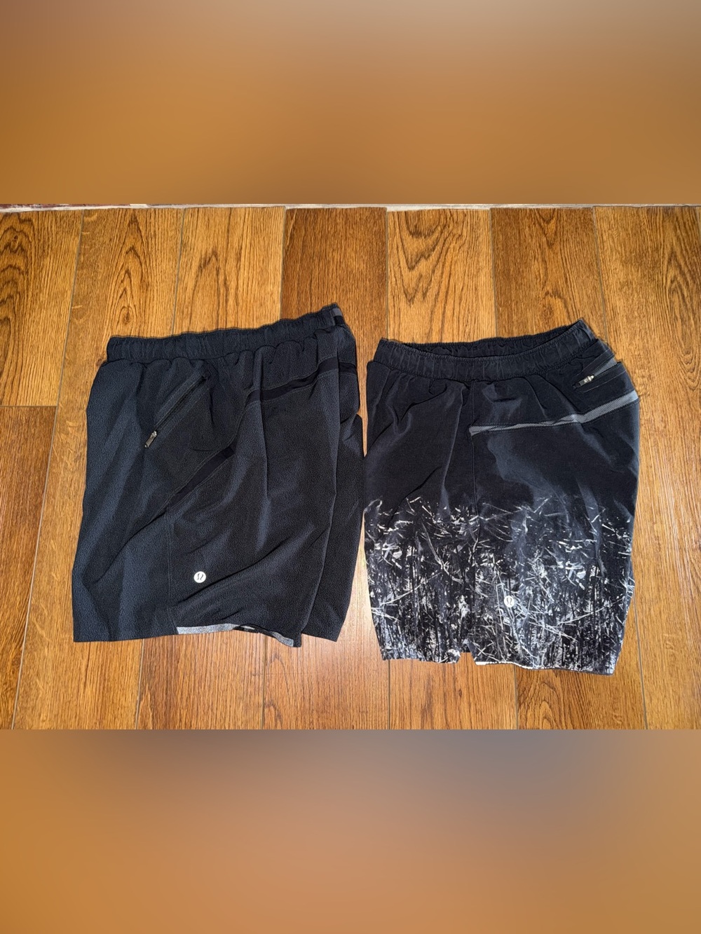 lululemon athletica Black Athletic Surge Shorts Duo